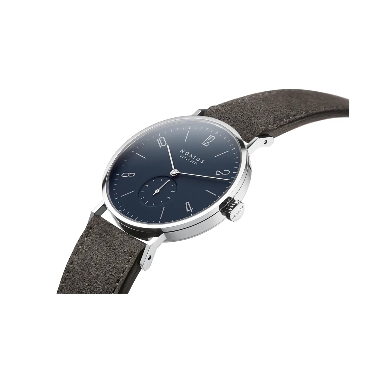 NOMOS Glashütte Tangente 38 Montre-bracelet, bleu nuit/anthracite