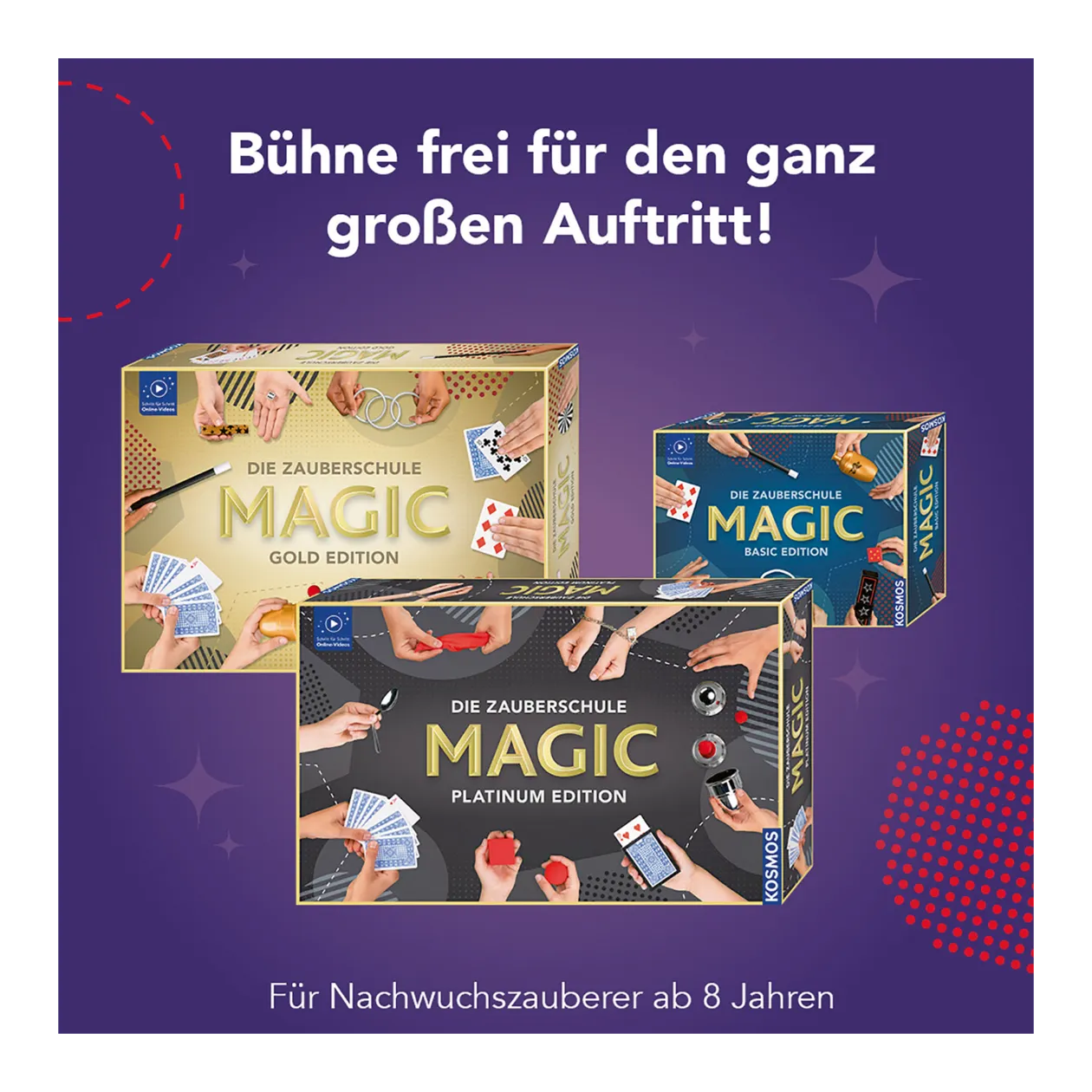 KOSMOS Die Zauberschule MAGIC Platinum Edition Boîte magique