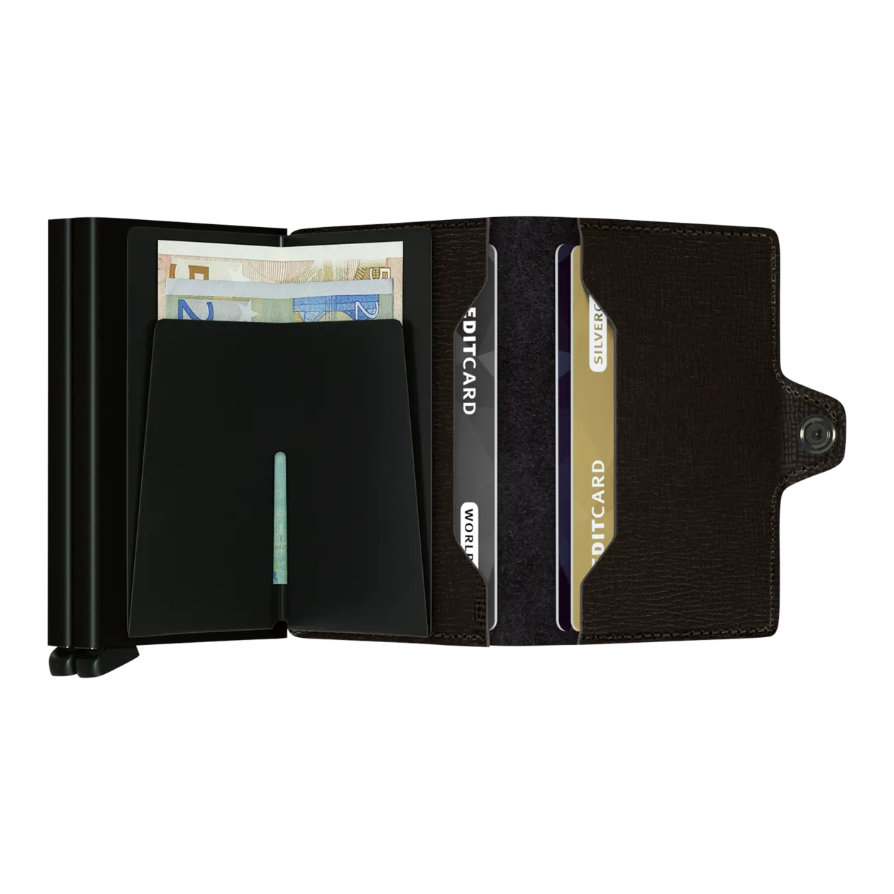 Secrid Twinwallet Portafoglio, Crisple Black