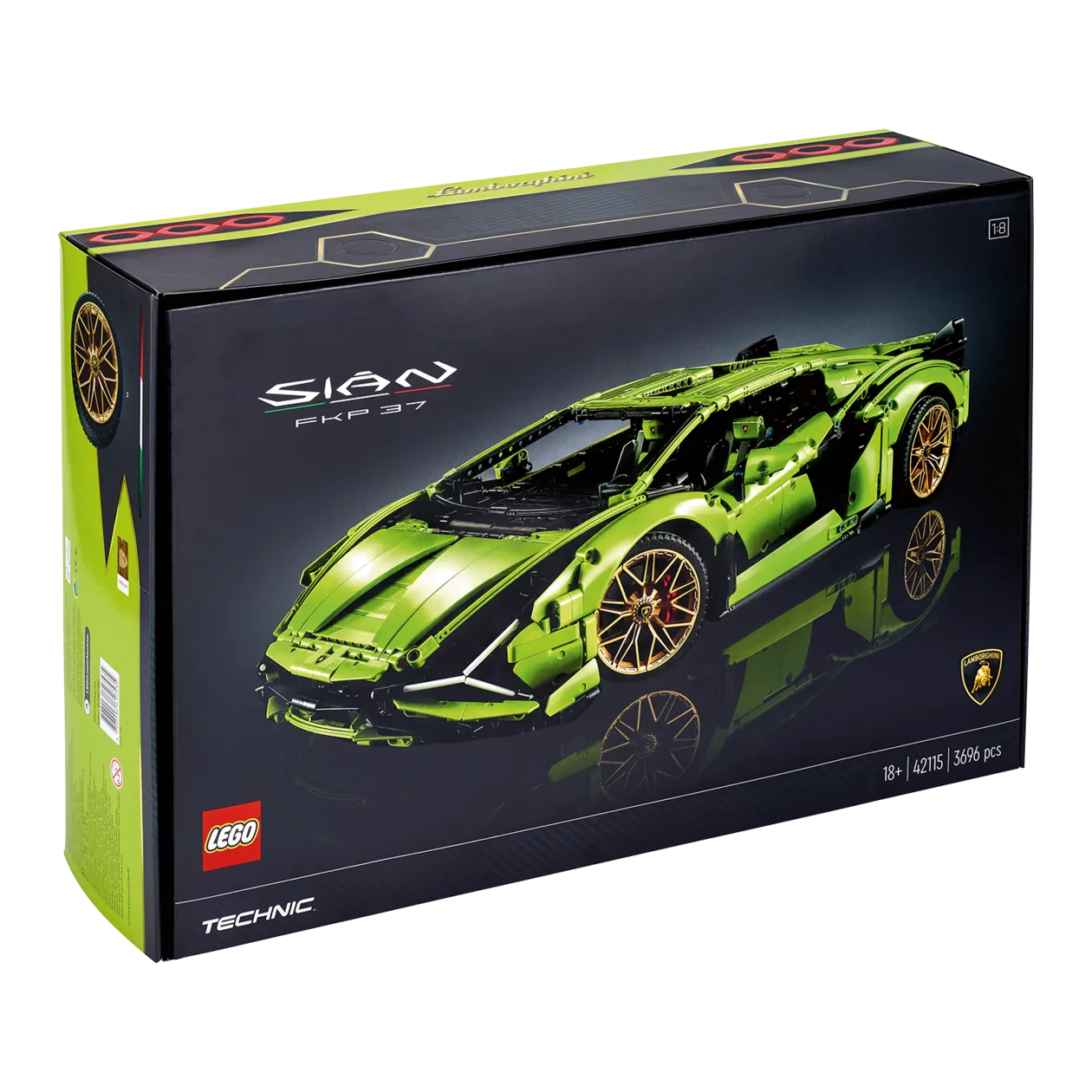 LEGO® Technic™ 42115 Lamborghini Sián FKP 37 Bauset, Electric Gold