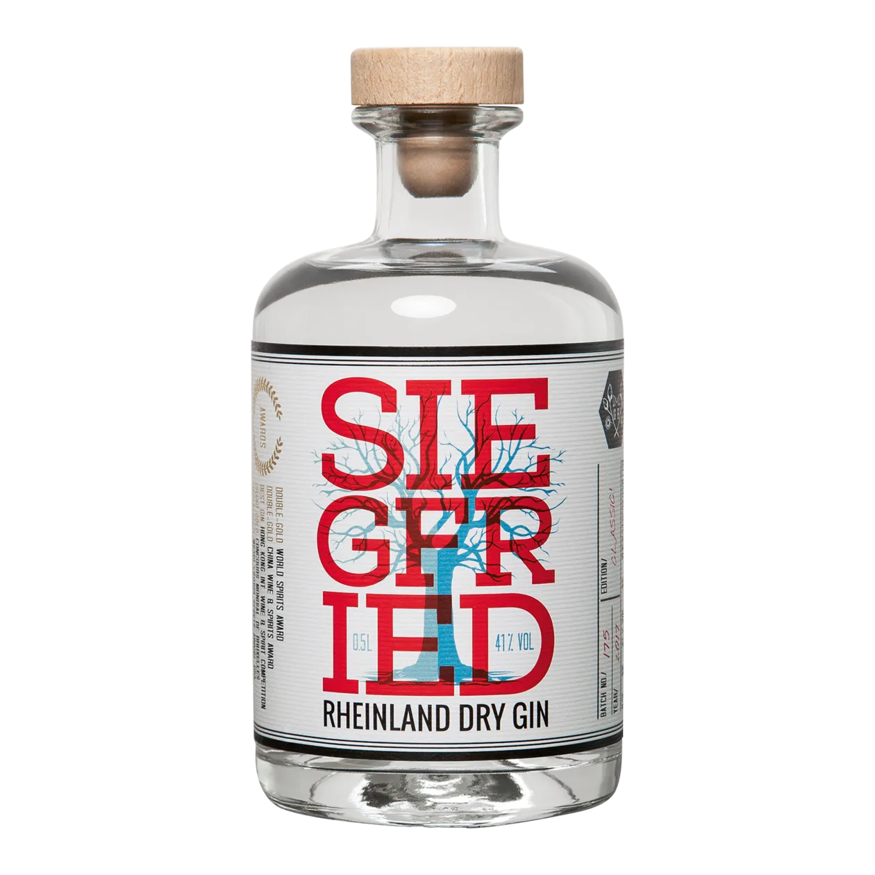 Siegfried Rheinland Dry Gin, 0,5 l, 41,0 % vol., Deutschland