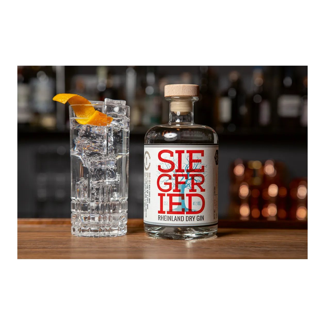 Siegfried Rheinland Dry Gin, 0,5 l, 41,0 % vol., Deutschland