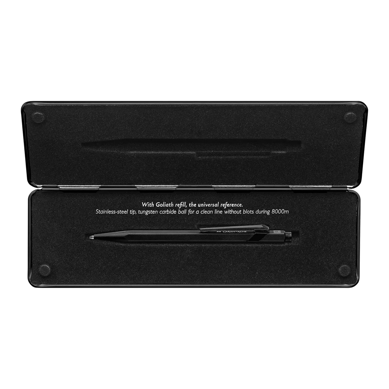 Caran d'Ache 849 BLACK CODE Ballpoint Pen, Black