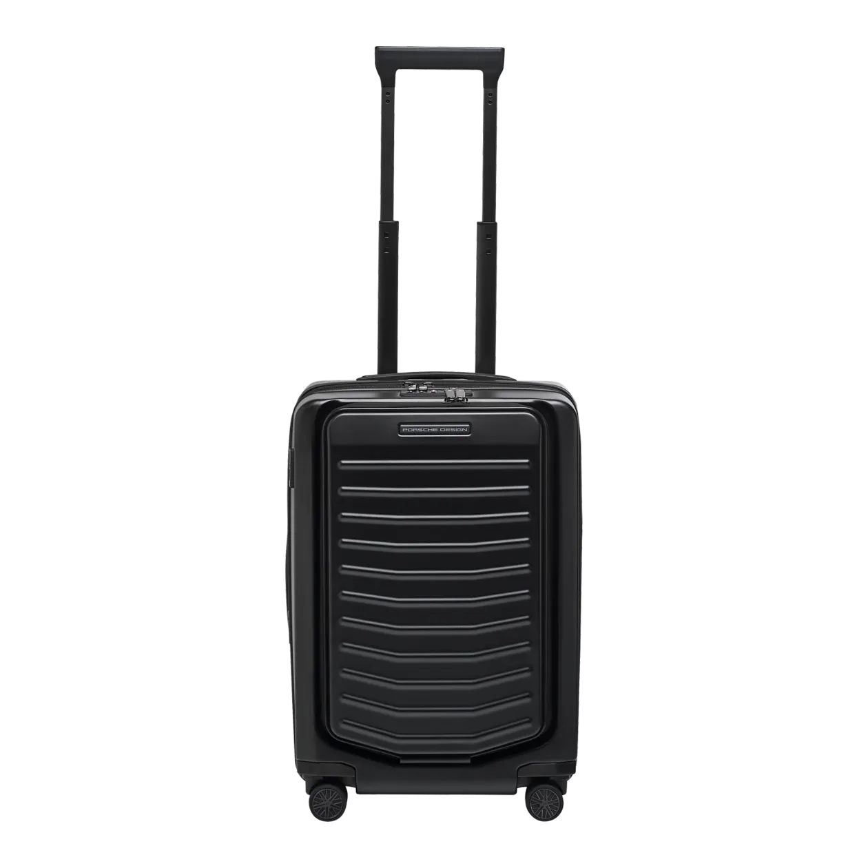 Porsche Design Roadster Hardcase Trolley 55 mit Vortasche (erweiterbar), Black Matt