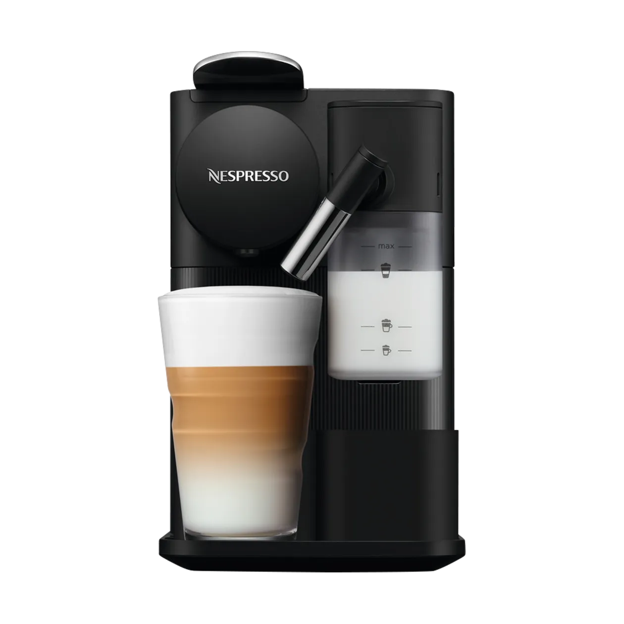 Nespresso De'Longhi Lattissima One EN510 Macchina da caffè a capsule, nero