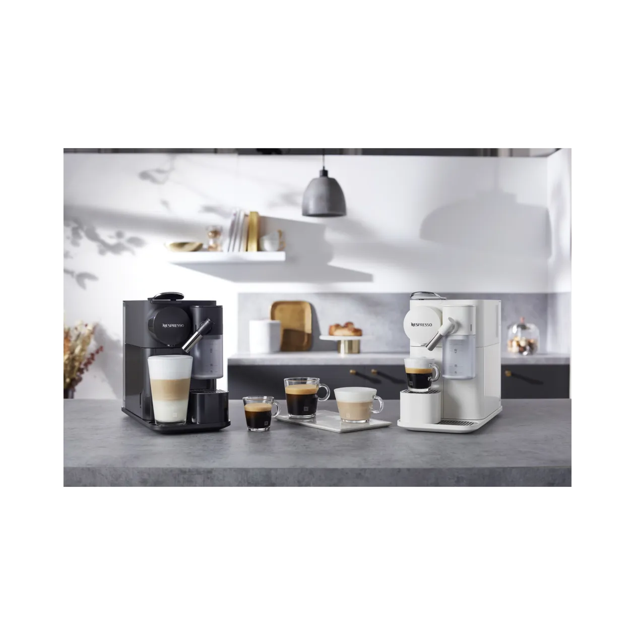 Nespresso De'Longhi Lattissima One EN510 Machine à capsules, blanc