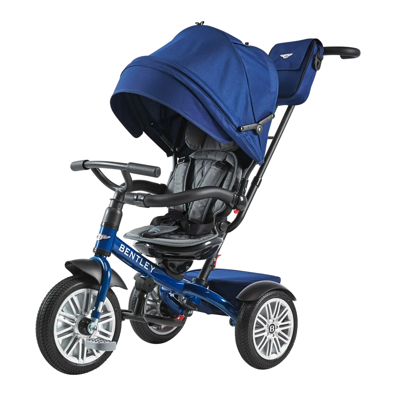 BENTLEY TRICYCLE 6-in-1 Stroller Trike Buggy und Dreirad, Sequin Blue / Blau