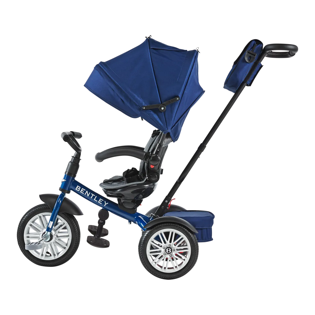 BENTLEY TRICYCLE 6-in-1 Stroller Trike Buggy und Dreirad, Sequin Blue / Blau