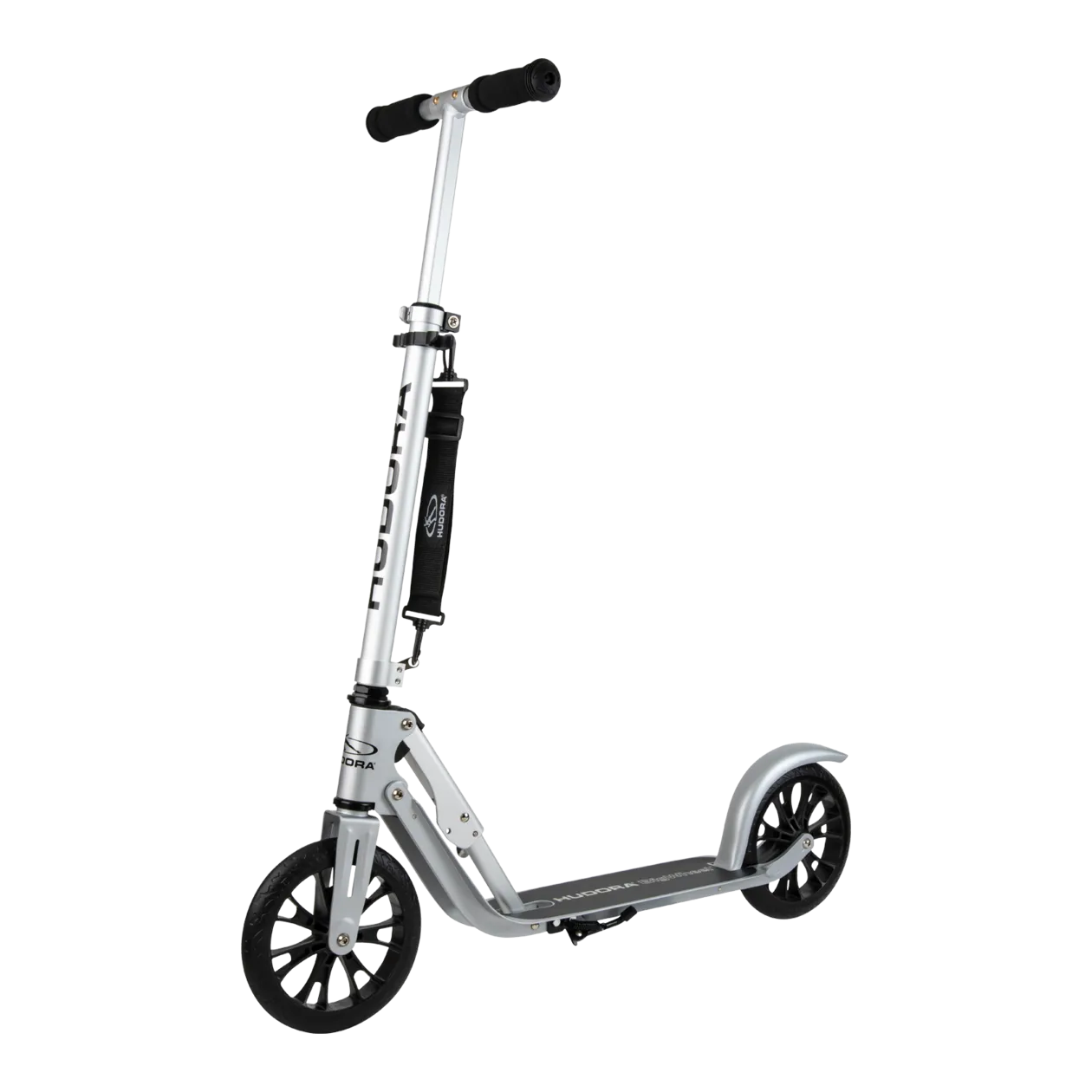 HUDORA BigWheel® Crossover 205 Folding Scooter, Silver