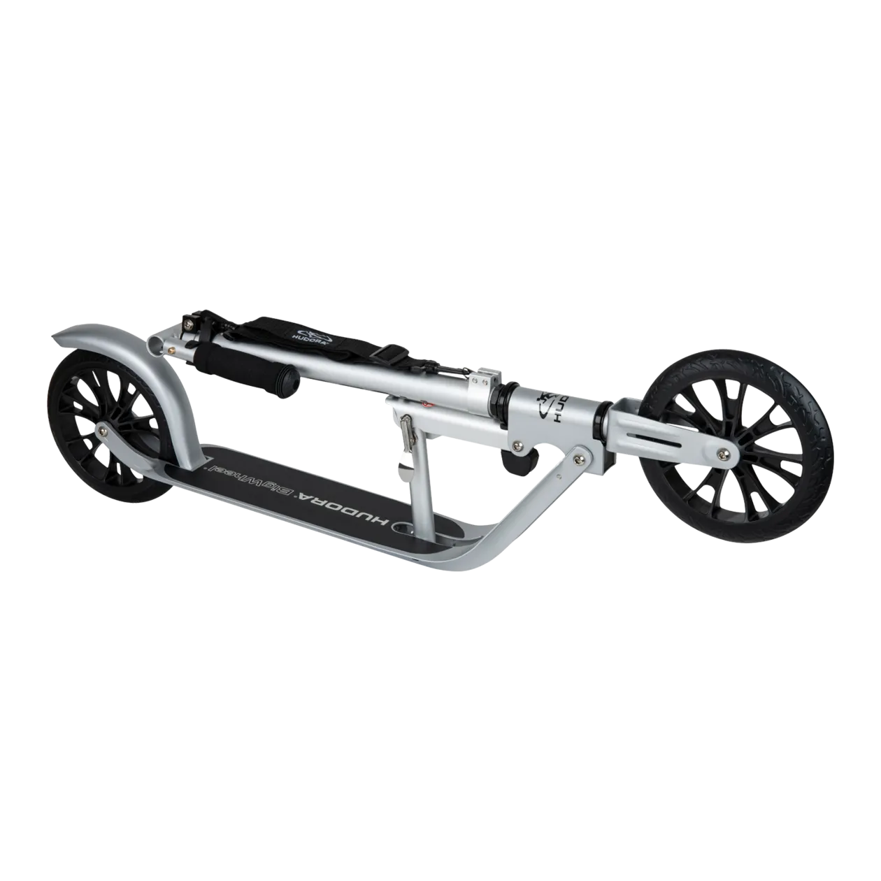 HUDORA BigWheel® Crossover 205 Scooter Klapproller, Silberfarben