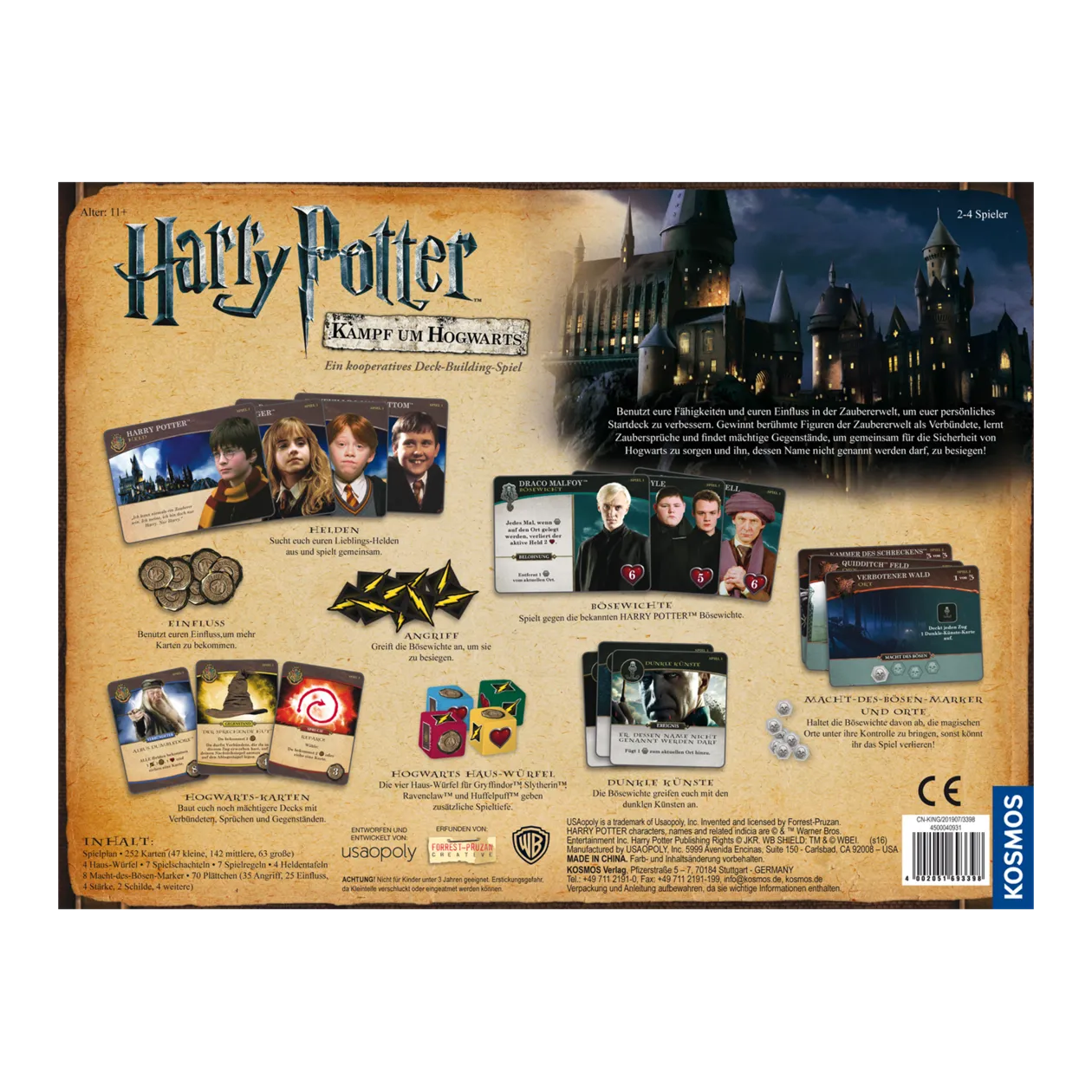 KOSMOS Harry Potter™ Kampf um Hogwarts™ Gioco di deck building