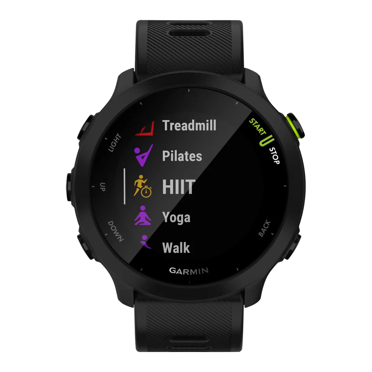 Garmin Forerunner® 55 Montre GPS de course à pied connectée, noir