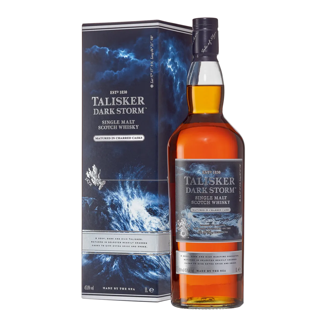 Talisker Dark Storm Single Malt Whisky, 1l, 45,8%, Scozia