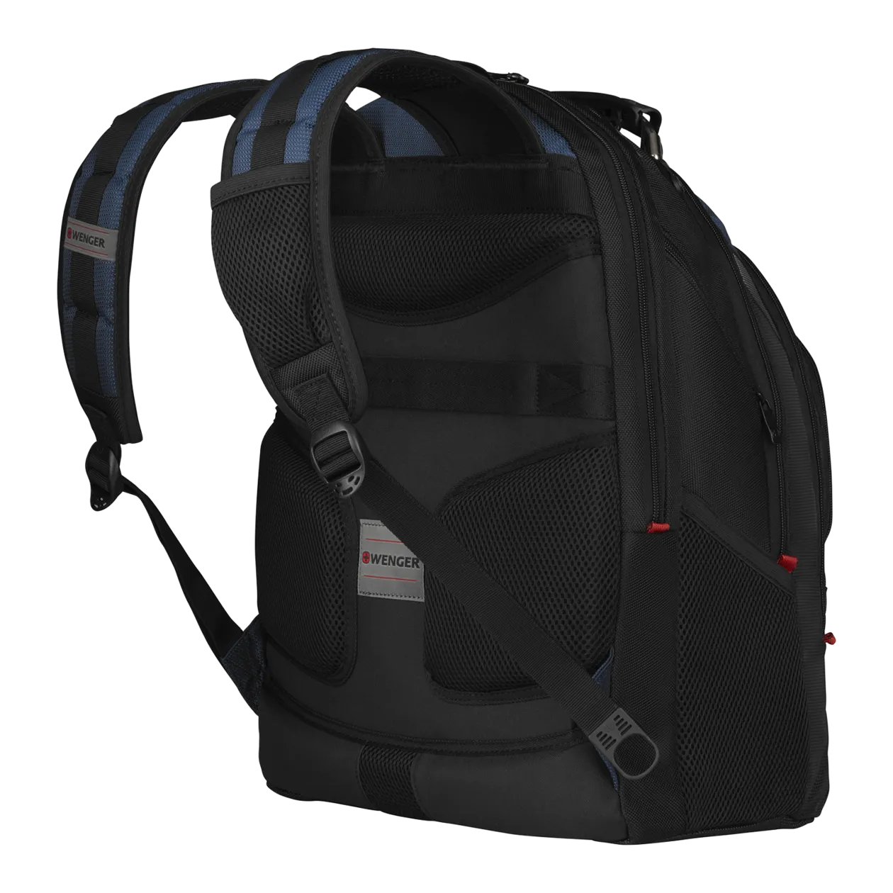 WENGER Ibex Laptop Backpack, Black/Blue