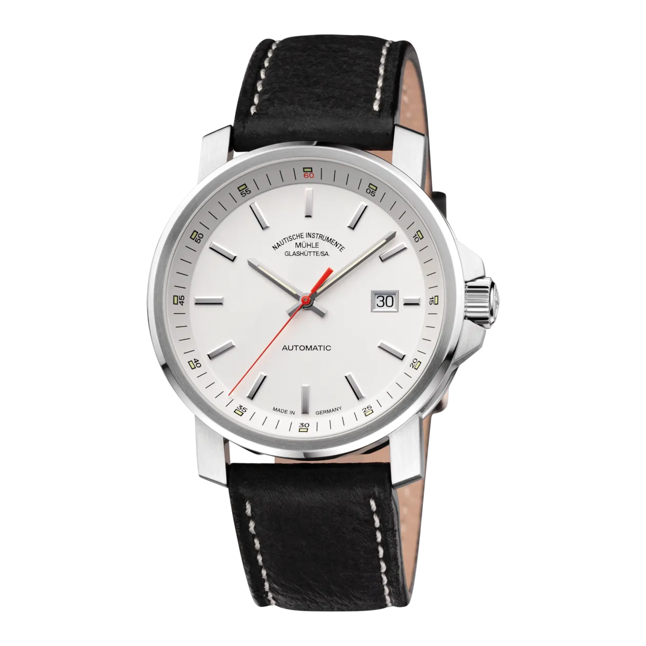 Mühle-Glashütte 29er Big Automatic Watch, White