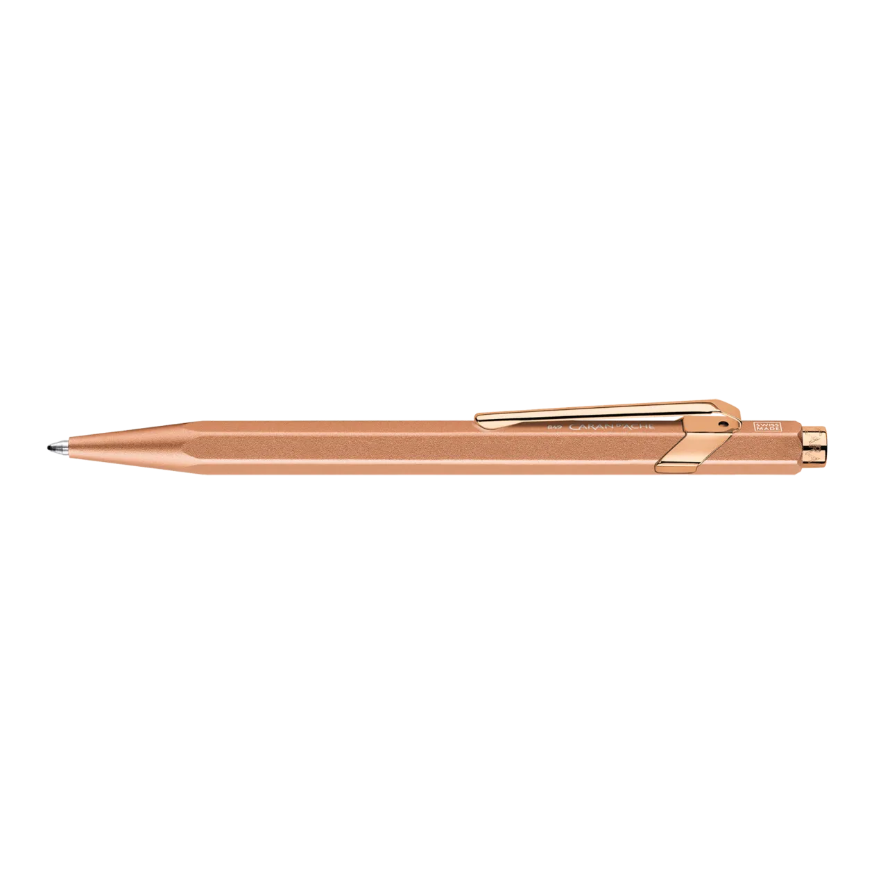 Caran d'Ache 849 BRUT ROSÉ Ballpoint Pen, Rose Gold