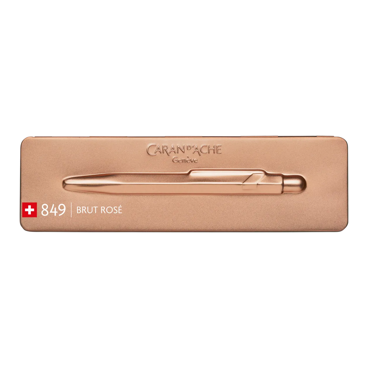 Caran d'Ache 849 BRUT ROSÉ Ballpoint Pen, Rose Gold