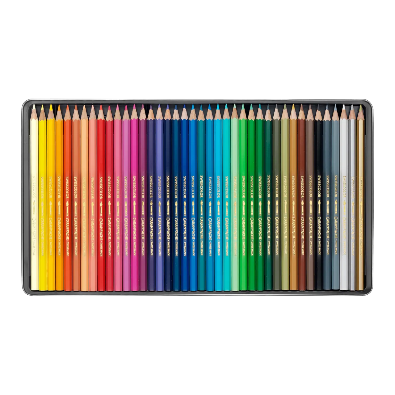 Caran d'Ache SWISSCOLOR Coloured Pencil Set, 40 pcs.