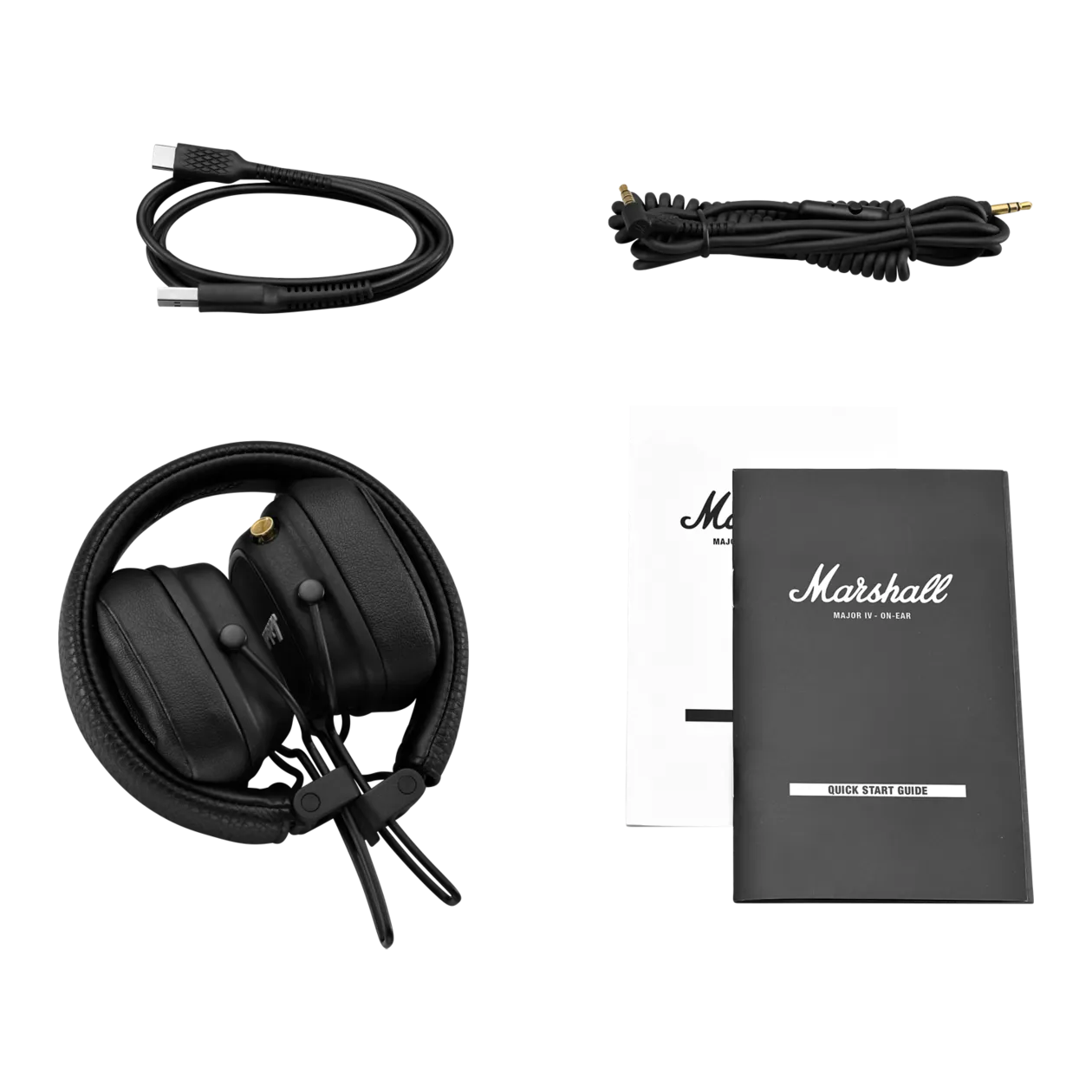 Marshall Major IV Bluetooth® On-Ear Headphones, Black