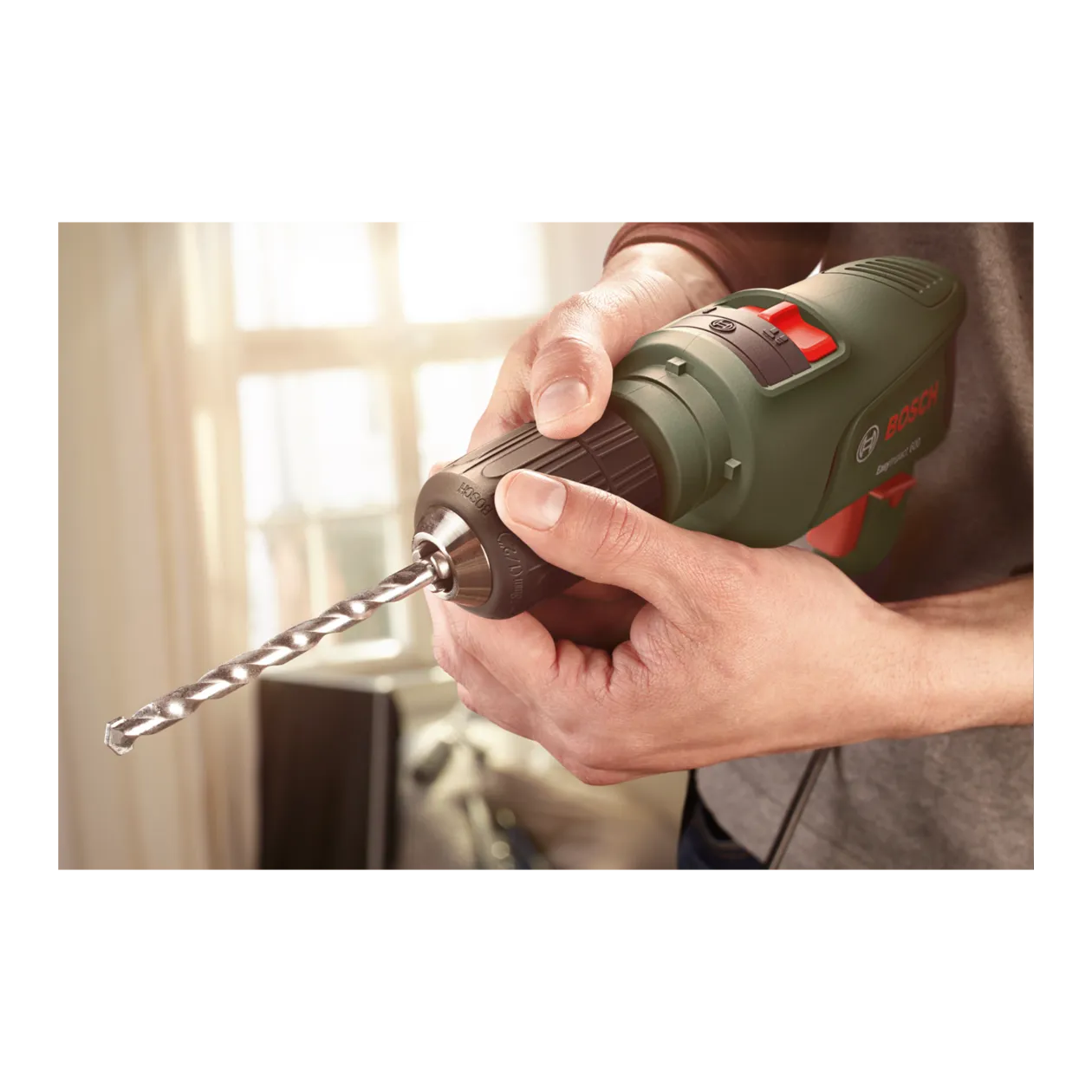 Bosch EasyImpact 600 Impact Drill, Forest Green