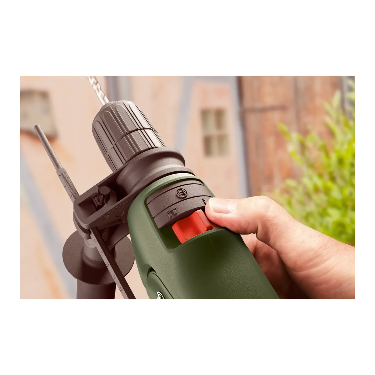 Bosch EasyImpact 600 Impact Drill, Forest Green