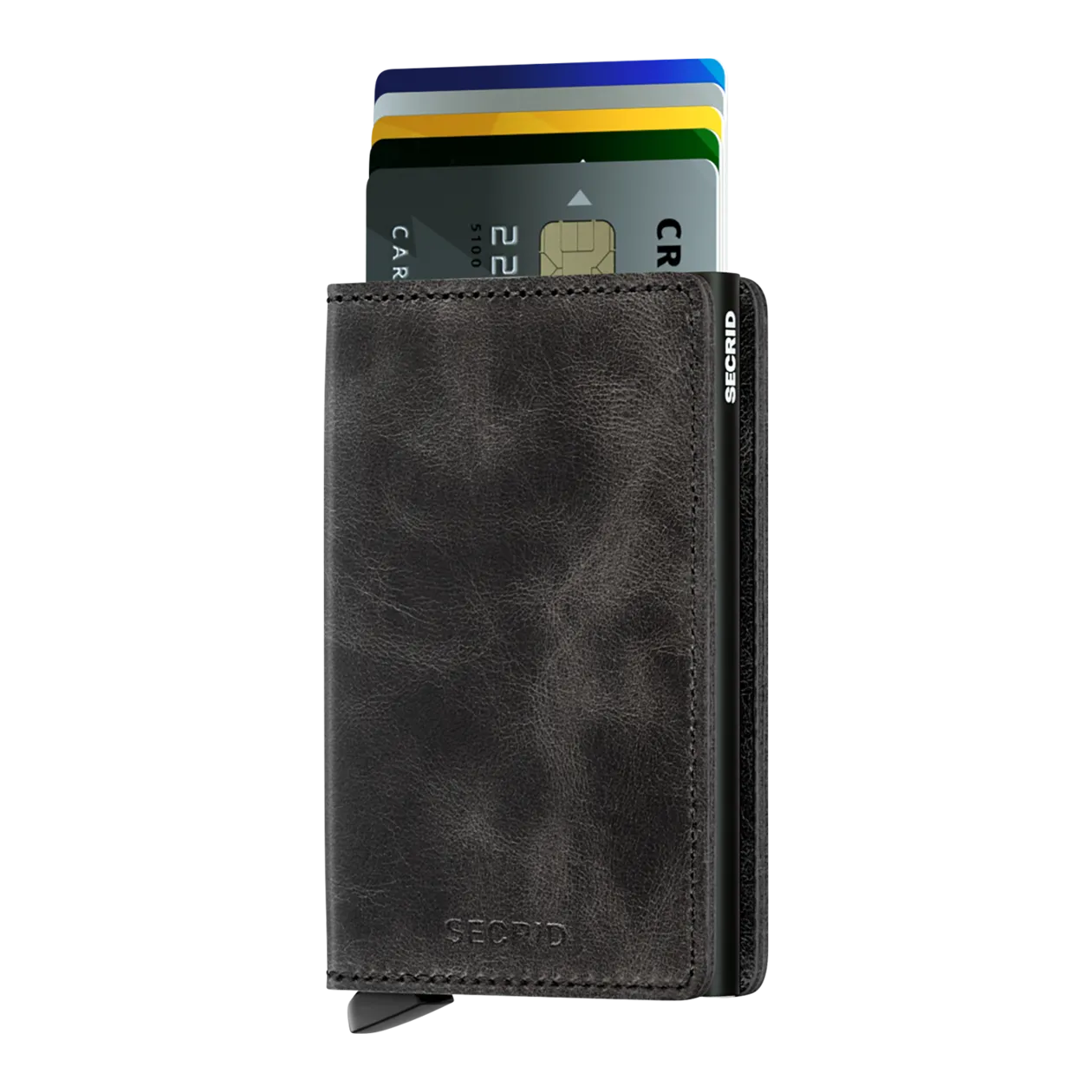 Secrid Slimwallet Portafoglio, Vintage Black