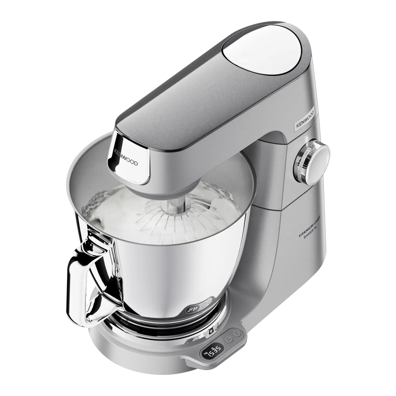 Kenwood Titanium Chef Baker XL KVL 85.124.SI Impastatrice planetaria, toni argento