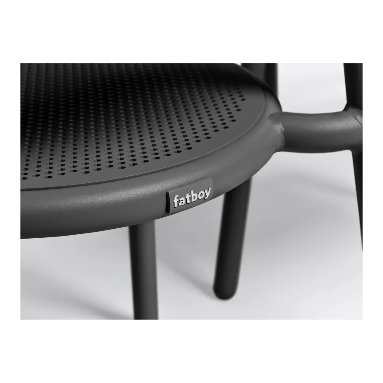 fatboy® Toní Armchair Sedia da giardino con braccioli, set da 2, Anthracite