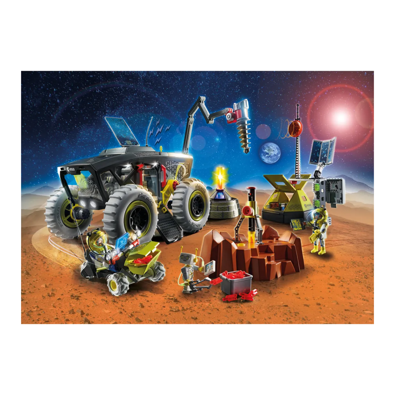 PLAYMOBIL® Expédition sur Mars avec véhicules Coffret