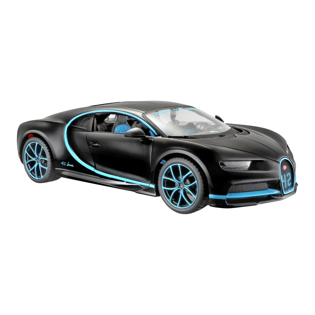 Bburago Bugatti Chiron record du monde de 42 secondes Modèle réduit, 1:18