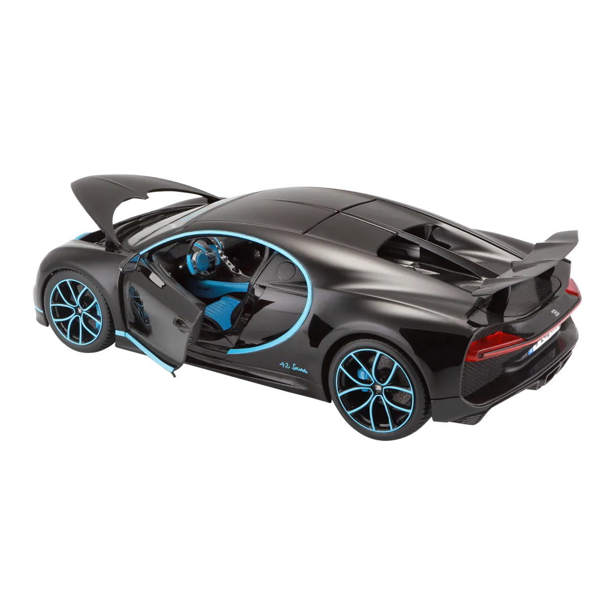 Bburago Bugatti Chiron record du monde de 42 secondes Modèle réduit, 1:18