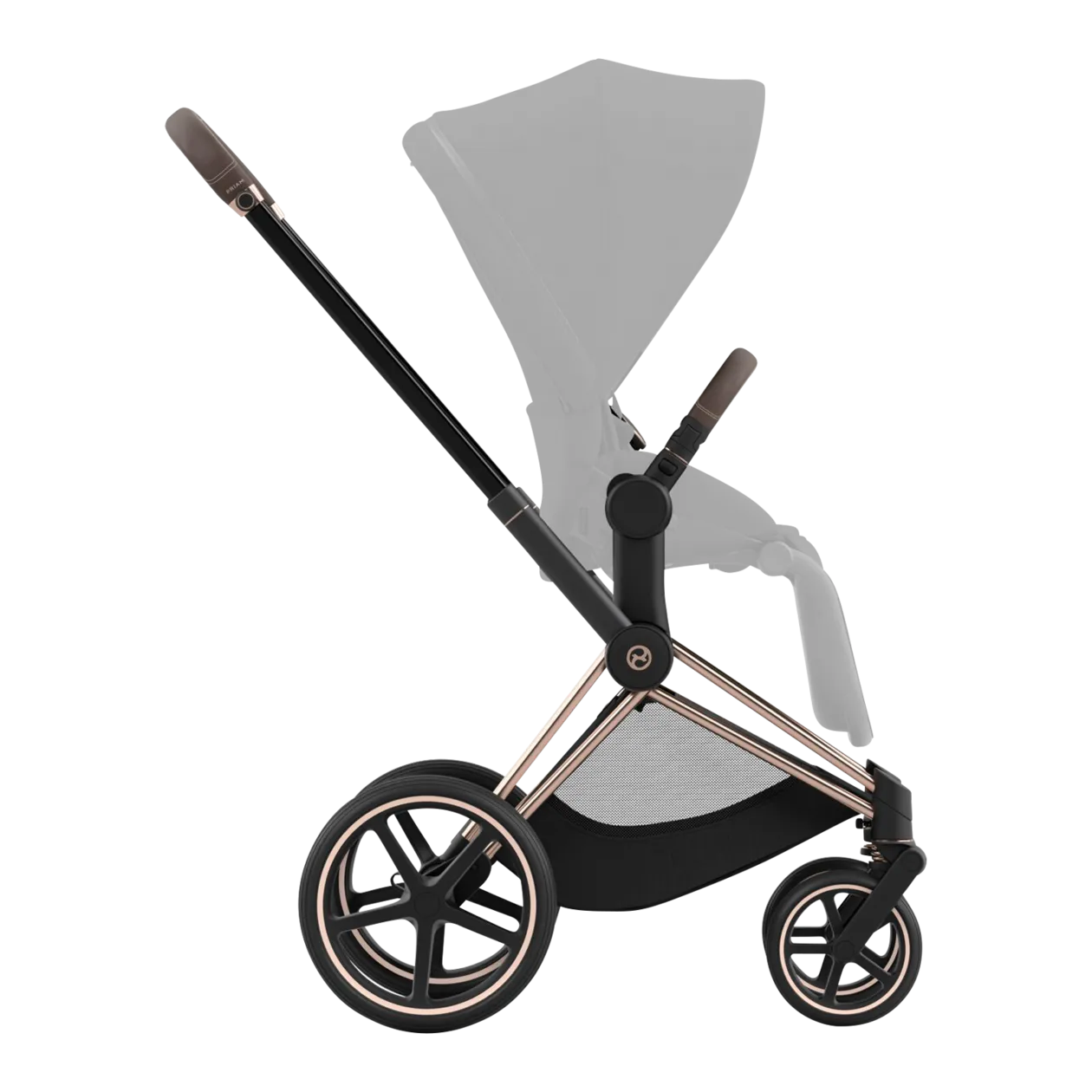 CYBEX PRIAM Rahmen inkl. Sitzgestell Kinderwagen, Rosegold / Rosegold