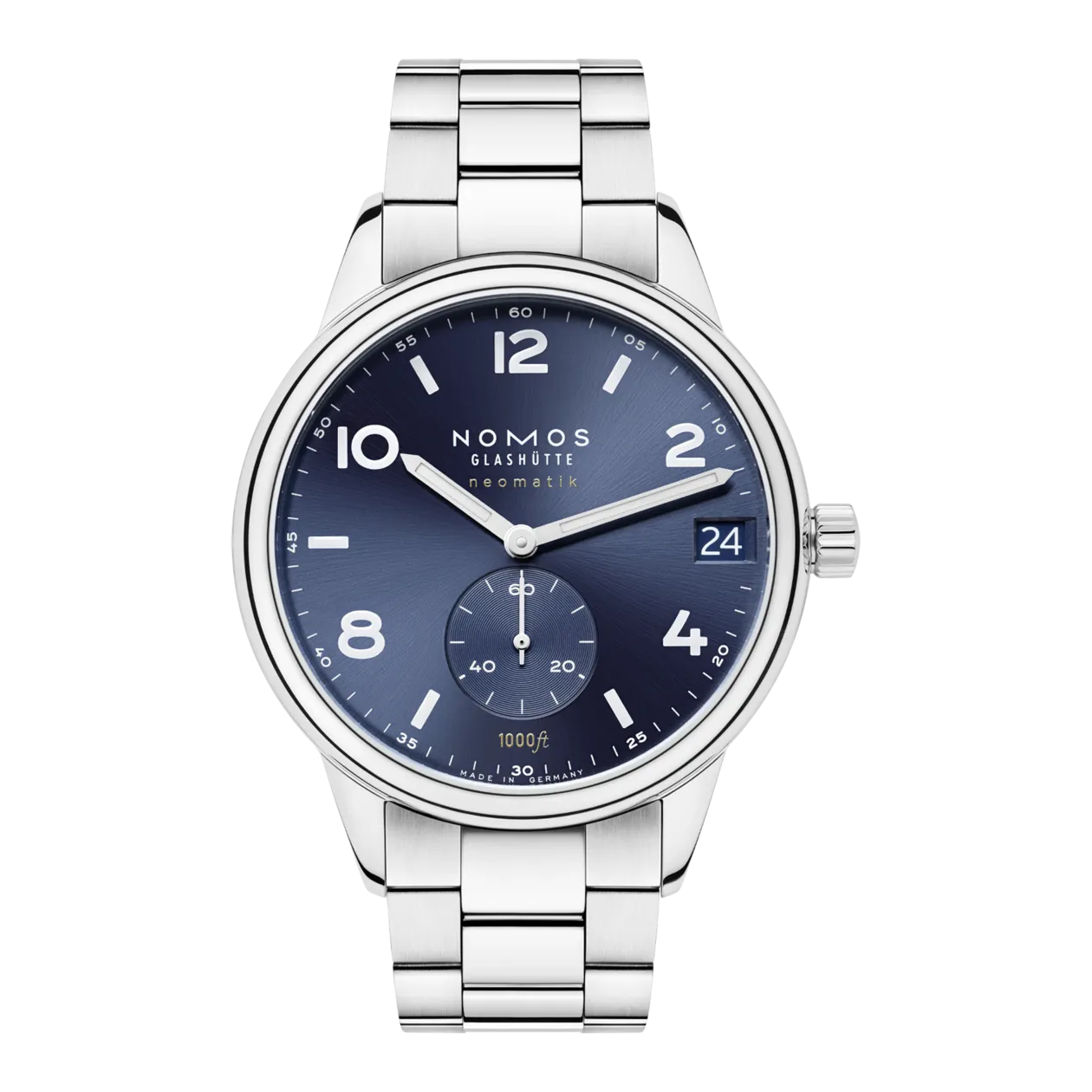 NOMOS Glashütte Sport Club neomatik 42 datario blu Orologio automatico, blu