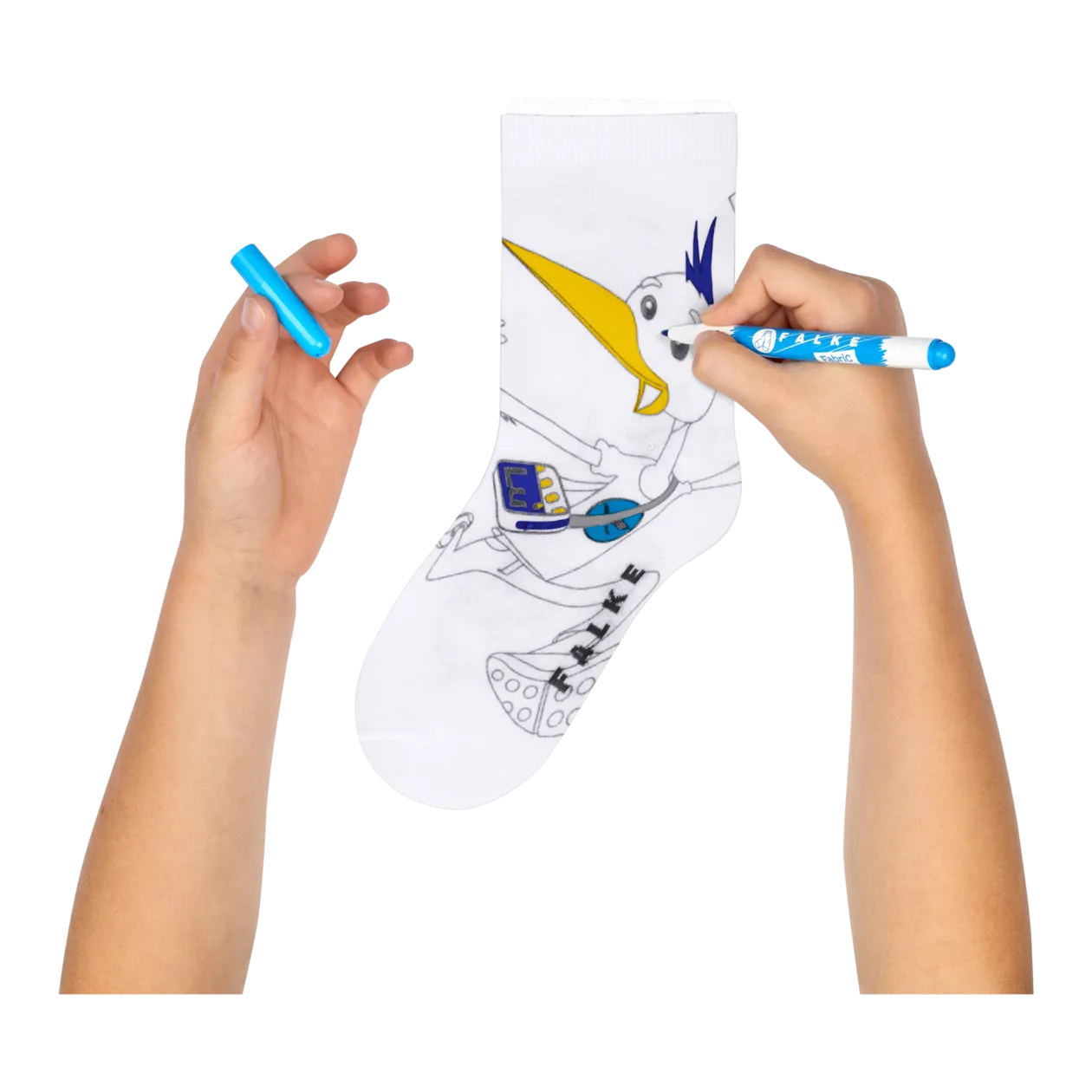 FALKE Paint your own socks "Lu & Cosmo" Children's Socks, Painting Set