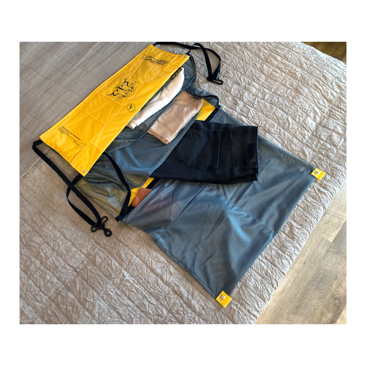 BAG TO LIFE Lufthansa Edition Easy Packing Miracle Rack Scaffale in tessuto