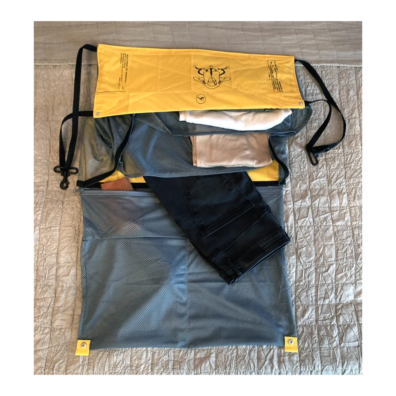 BAG TO LIFE Lufthansa Edition Easy Packing Miracle Rack Scaffale in tessuto