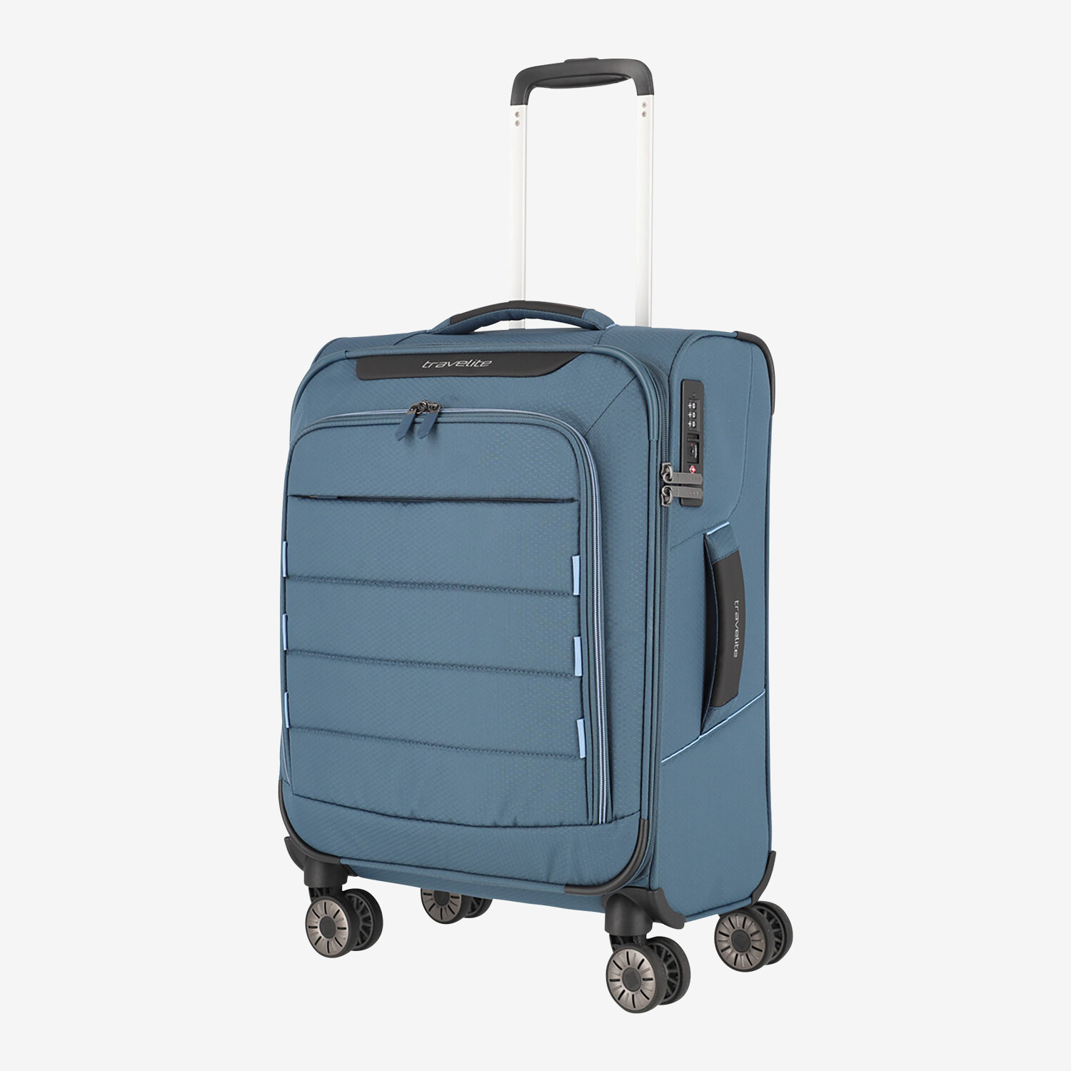 Travelite Skaii Wheel Trolley S Panoramic Blue Worldshop