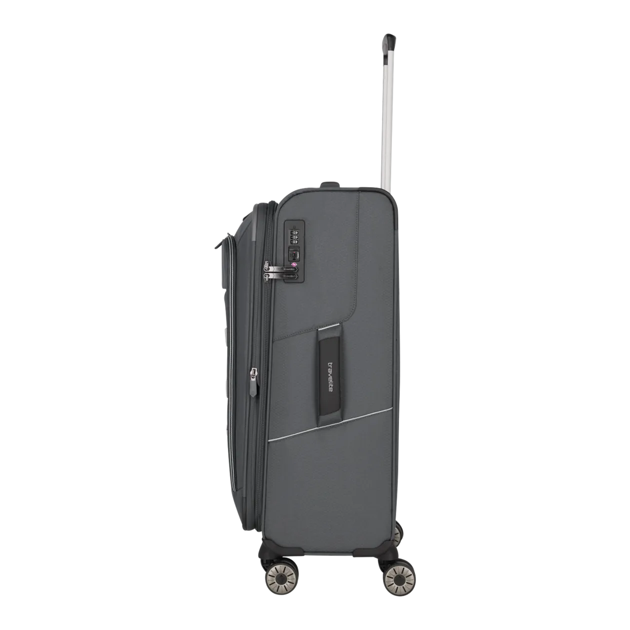 travelite Skaii 4-Wheel Trolley M (Expandable), Summit Grey