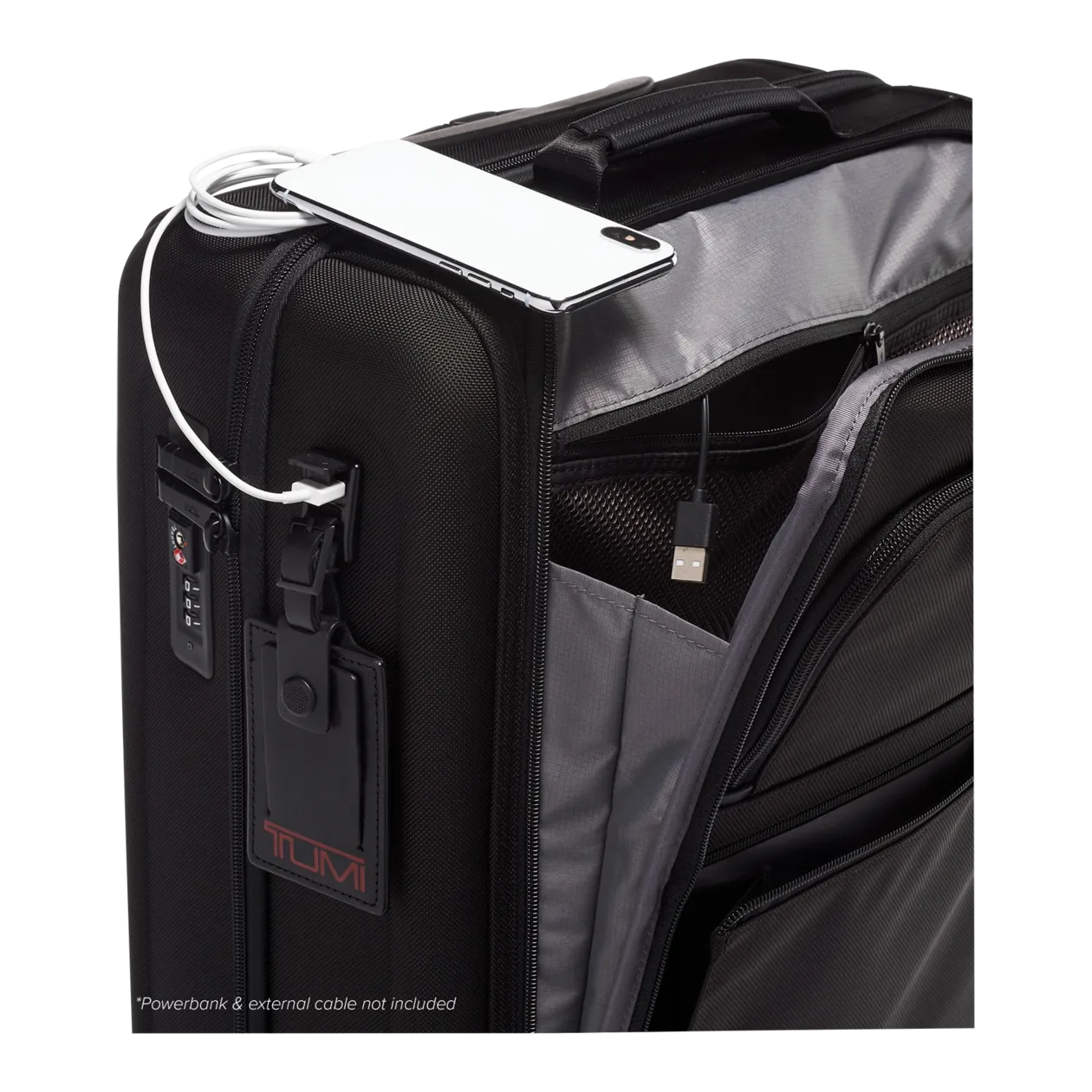 TUMI Alpha INTL Slim Super Leger C/O Trolley, Schwarz