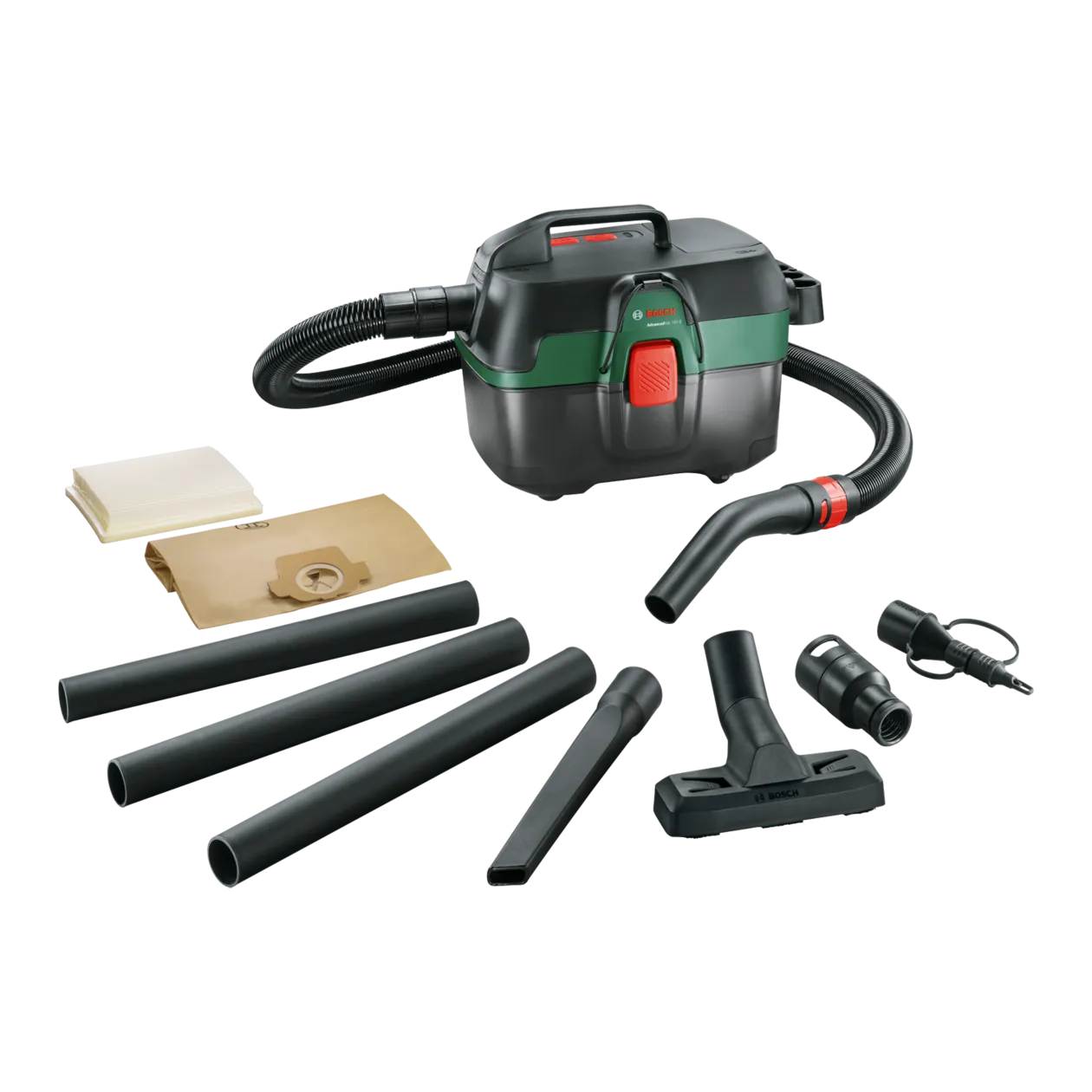 Bosch AdvancedVac 18V-8 Wet and Dry Vacuum Cleaner, Classic Green