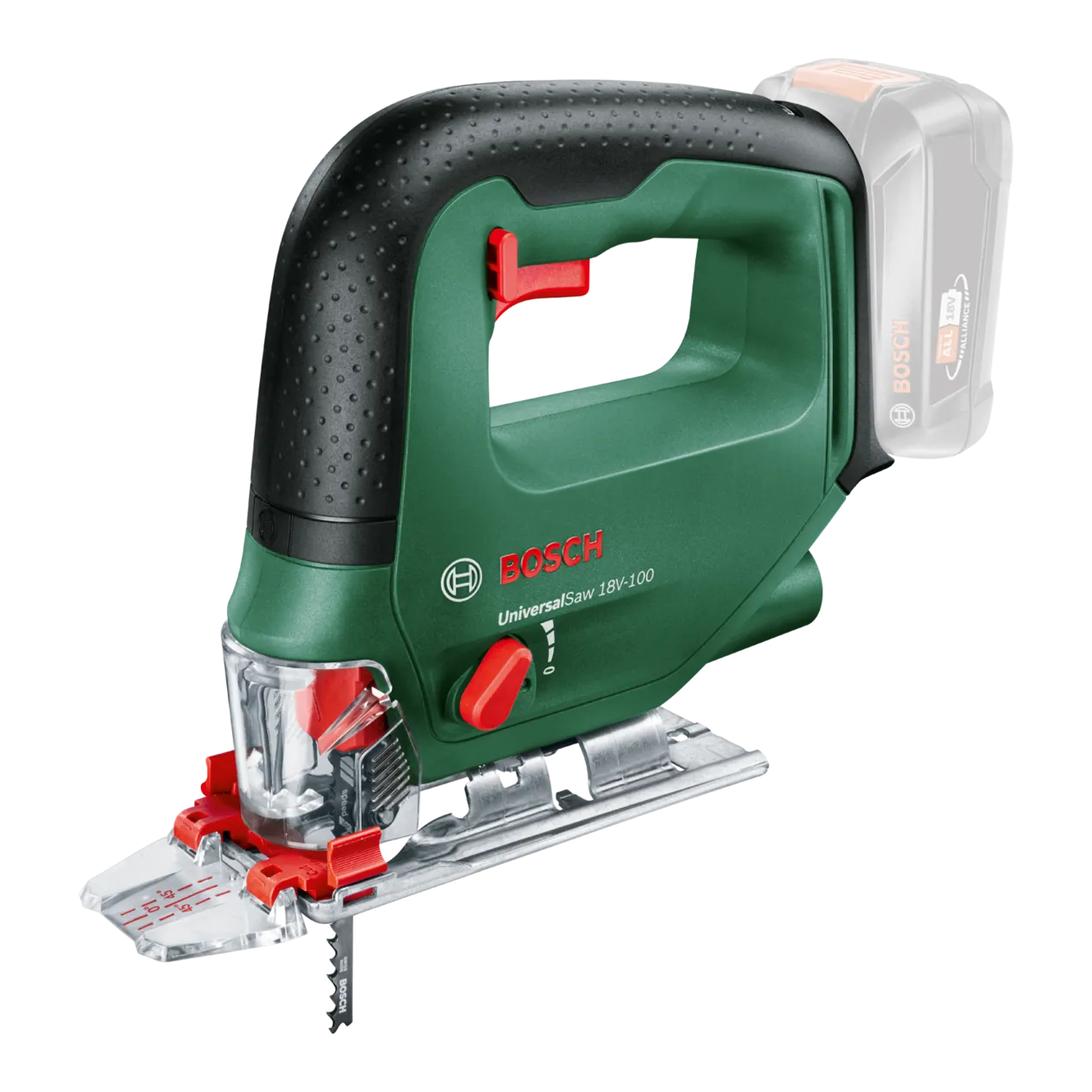 Bosch UniversalSaw 18V-100 Scie sauteuse sans fil, Classic Green