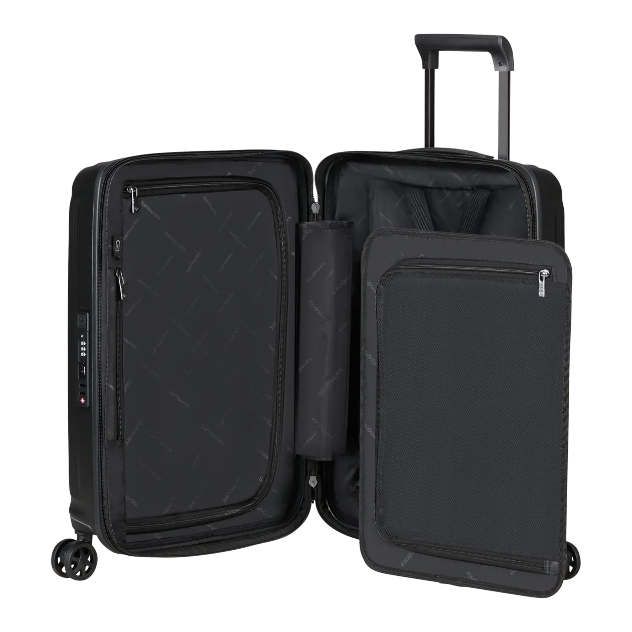 Samsonite Nuon Spinner 75 28 Cabin Trolley Expandable Matt Graphite Worldshop