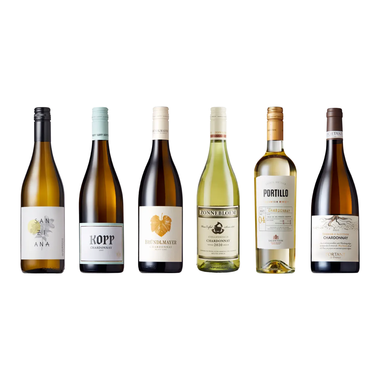 Charming Chardonnay IX, coffret varié, 6 bouteilles