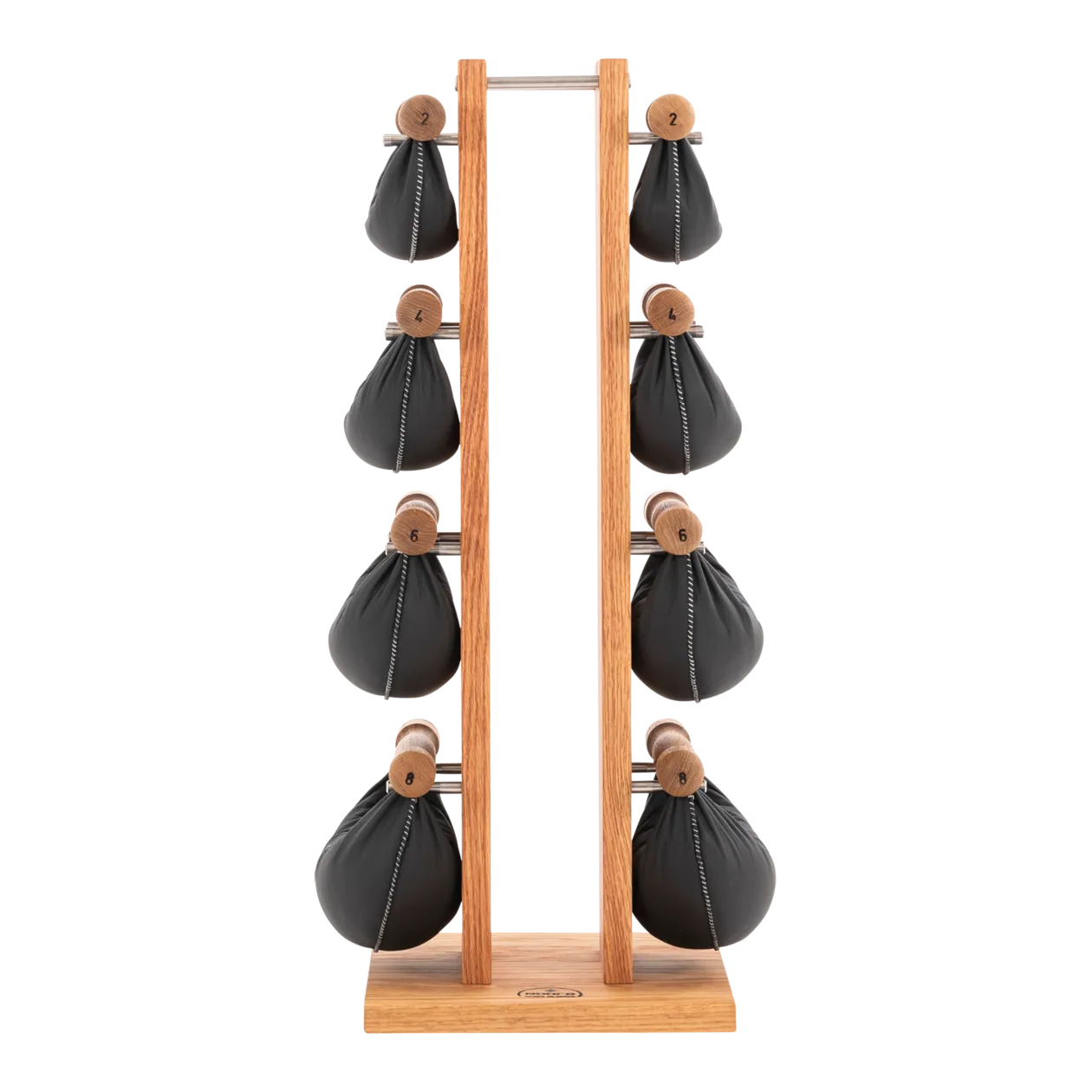 NOHRD Swing Dumbbell Tower Set, Oak