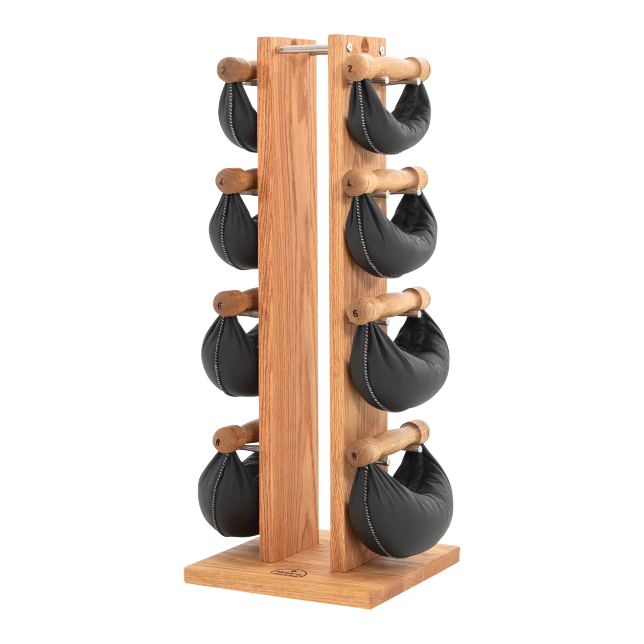 NOHRD Swing Dumbbell Tower Set, Oak