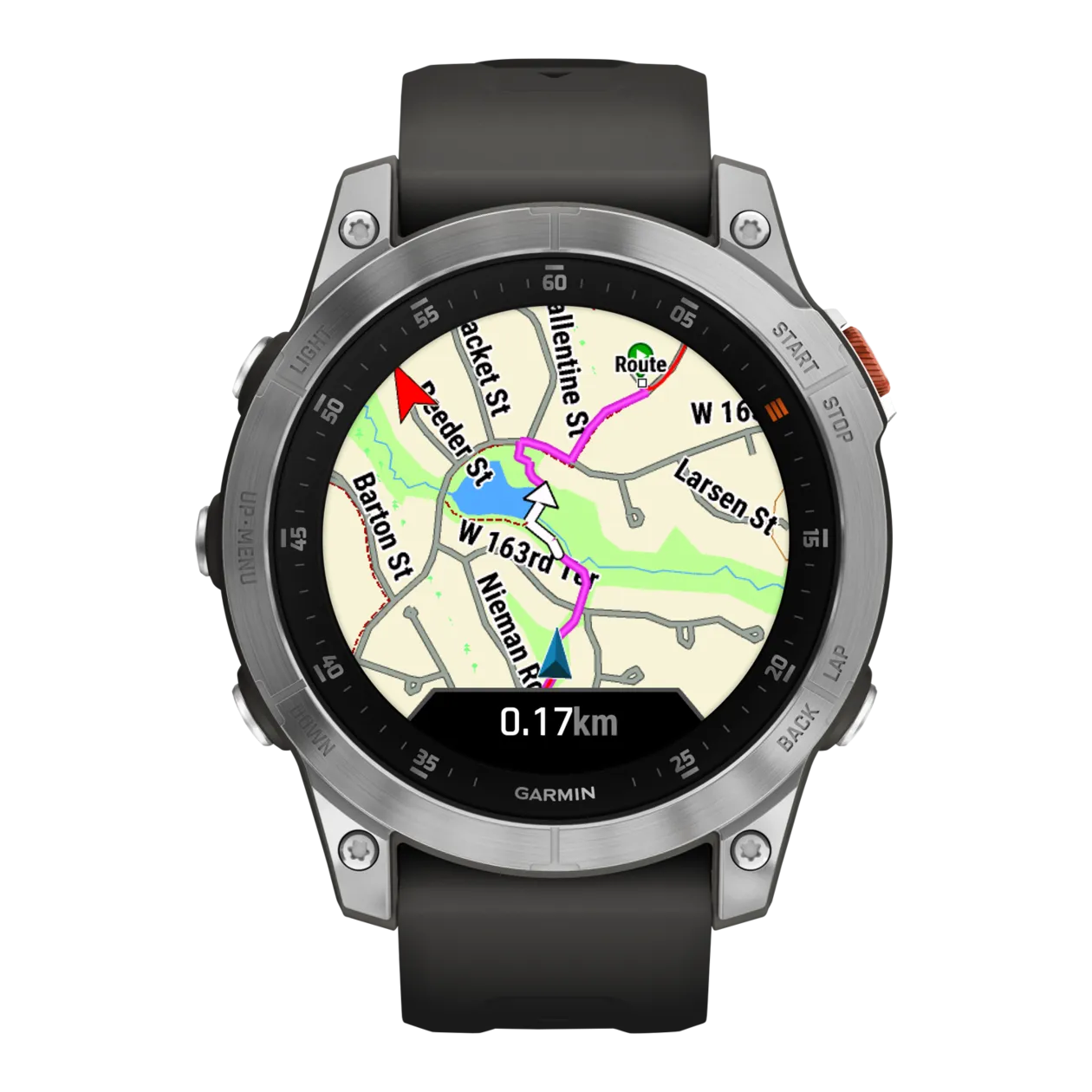 Garmin Epix™ GPS Multisport Smartwatch, Slate Grey / Silver-coloured