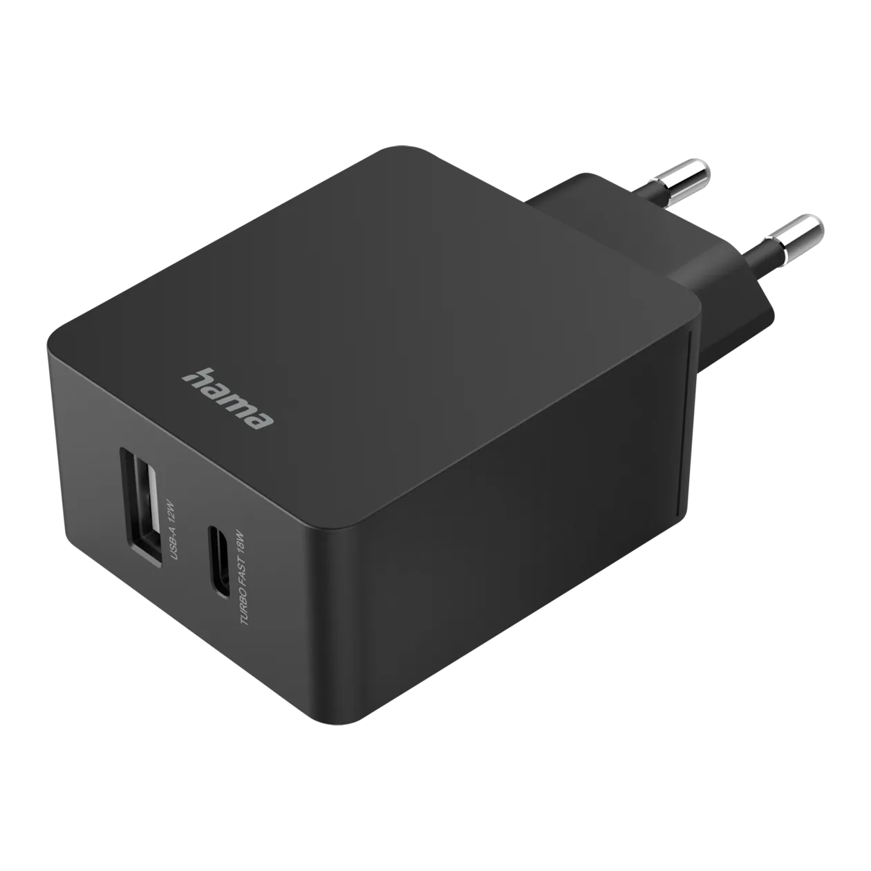 Hama Chargeur USB-C/USB-A, 30 W, noir