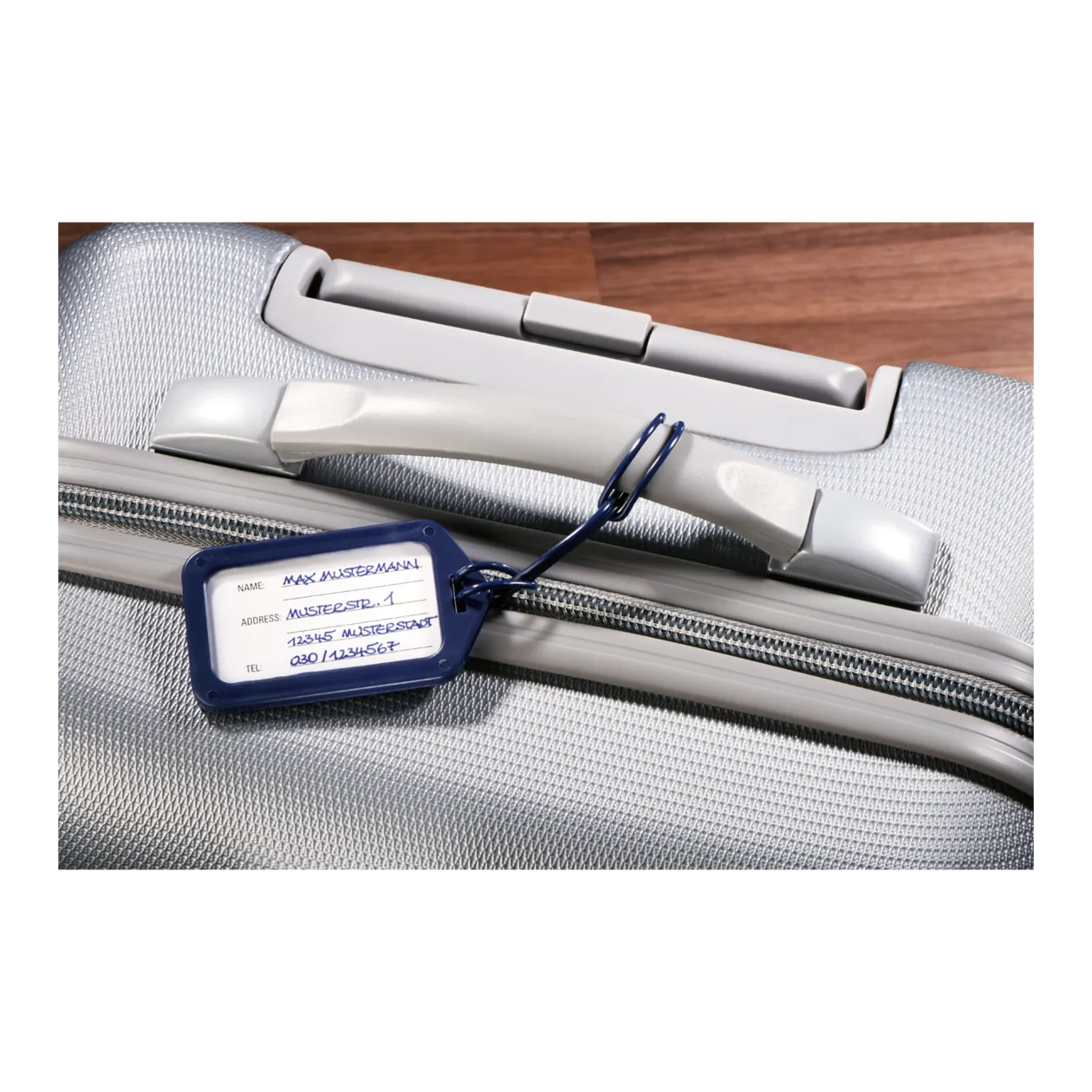 Hama Luggage Tags, Set of 2, Dark Blue