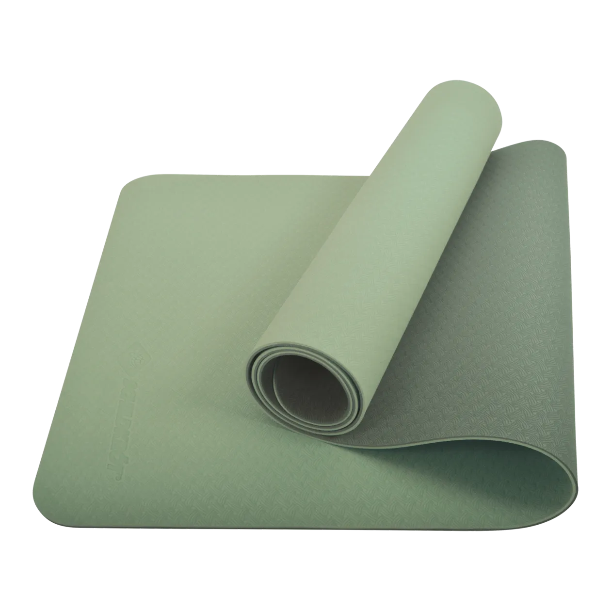 Schildkröt Bicolour 4 mm Yoga Mat, Green / Moss Green