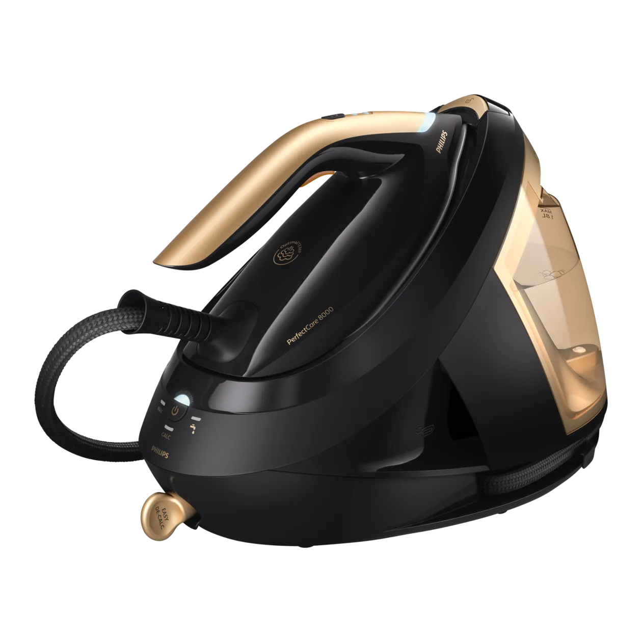 Philips PerfectCare 8000 Series Steam Generator Iron, Black/Copper-coloured